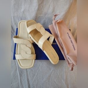 Stuart Weitzman Womens Ibiza Slide Sandals In Sz 9